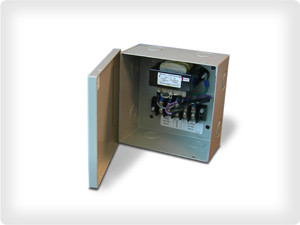 DMP 322 transformer wire connections and terminal block detail view