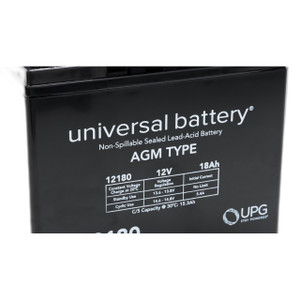 DMP 366/2 18.0 Ah VDC Lead-Acid Battery