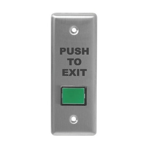 CM-310GPTE DMP push button exit switch stainless steel finish detail view