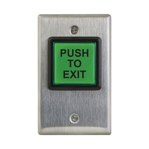 Camden CM-30EE 2" LED Illuminated Green Electromagnetic Strike