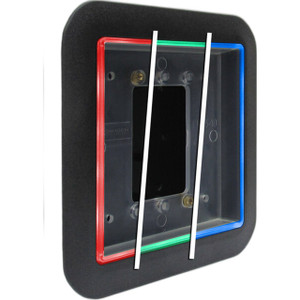 Camden CM-55i Flush box (Illuminated Red/Green/Blue) Standard Depth, flame...