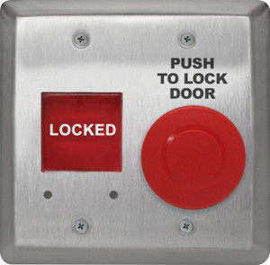Camden CM-AF550R Double Gang Mushroom Push Button Red