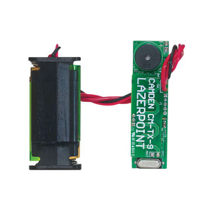 Camden CM-TX-9 wireless keypad transmitter front panel and button layout detail