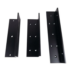 Camden L \& Z Bracket for Double Door 600 lb. - CX-MA0613D-BK