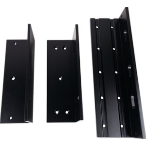 Camden CX-MA1213-BK L \& Z Bracket for 1,200 lb. Magnetic Lock, All-Black Finish