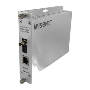 Hanwha TMC-FSTM1-B Fiber to Ethernet Media Converter