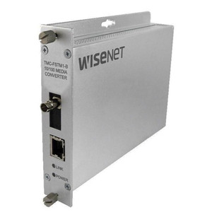 Hanwha TMC-FSTM1-B Fiber to Ethernet Media Converter