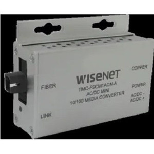 Hanwha TMC-FSCS1ACM-A Fiber Optic Media Converter