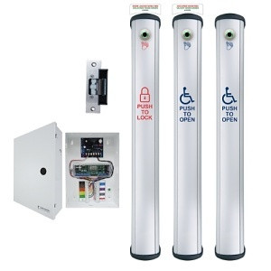Camden CX-WC18SLVR restroom control switch showing compact silver housing and durable construction
