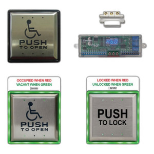 Camden CX-WC18SLVR Column Switch Restroom Control Kit