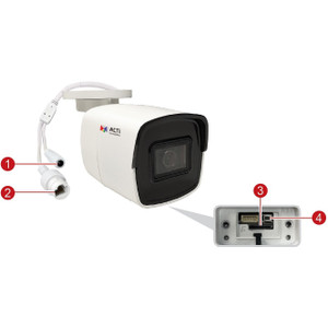 ACTi A313 4MP Mini Bullet IP Camera
