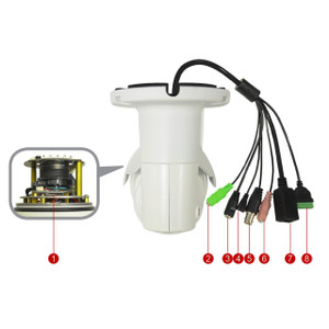 ACTi A415 3MP Zoom Bullet Camera with Adaptive IR