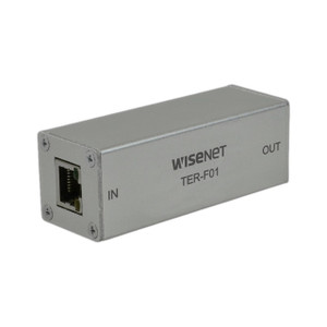 Hanwha TER-F01 Ethernet Repeater 100M PoE Pass-Through