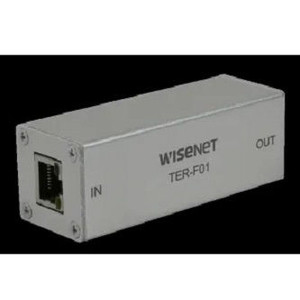 Hanwha TER-F01 Ethernet Repeater 100M PoE Pass-Through