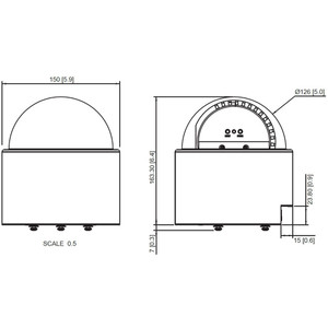 ACTi B923 3MP Video Analytics Indoor Speed Dome