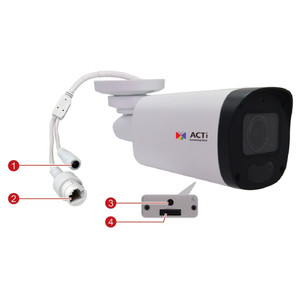 ACTi Z49 4MP Zoom Bullet Camera with Adaptive IR
