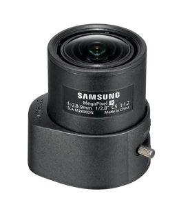 Hanwha SLA-M2890DN 3MP CS-Mount Auto Iris Varifocal Lens front view