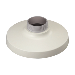 Hanwha SBP-167HM ivory cap adapter for security cameras, front view