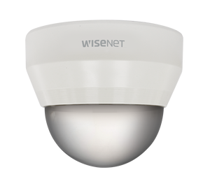 Hanwha SPB-IND12 smoked dome cover ivory surveillance security accessory