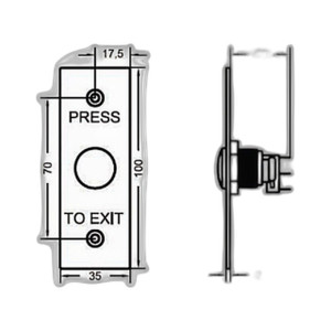 Geovision 81-PB210-001 PB21 Push Button Green
