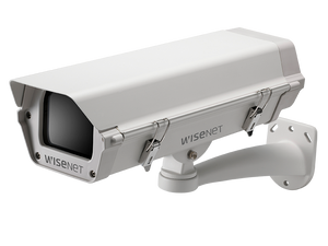 Hanwha SHB-4200H IP66 fixed camera housing with climate control for outdoor surveillance