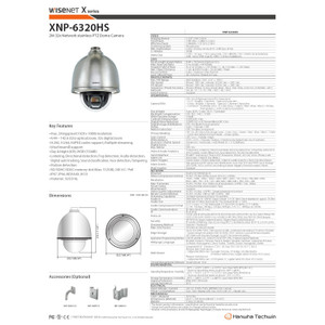 Hanwha QNP-6320/KAP 2MP Indoor PTZ Camera