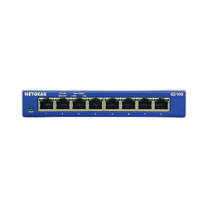 NETGEAR GS108-400NAS 8-Port Gigabit Switch Unmanaged
