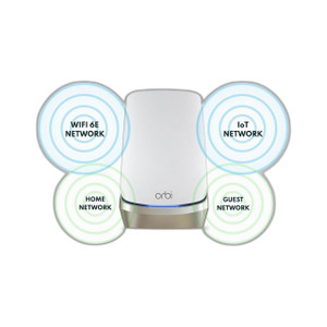 NETGEAR RBRE960-100NAS Orbi AXE11000 WiFi 6E Mesh Router