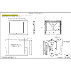 ELO Touch 1937L 1939L Front-Mount Bezel Kit - E163604 (image 2)