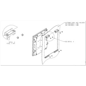 ELO Touch ELO-15INCHWIDE-Flushmount-Bkt-R - E548786