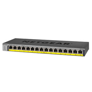 NETGEAR Switch - GS116LP - Desktop - Wired - - GS116LP-100NAS