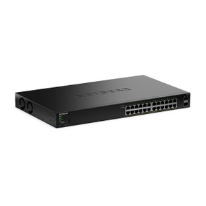 NETGEAR Switch - GS324TPV2 - Rackmount - Wired - GS324TP-200NAS