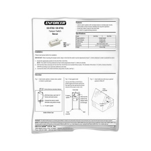 Lifesafety Power TAMPER-SWITCH Tamper Switch for LSP wall mount