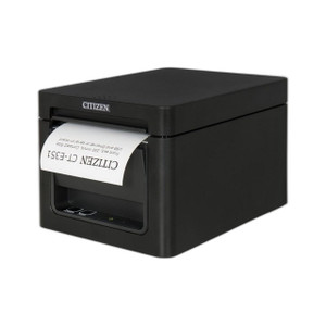 Citizen CT-E351ETU-BK Thermal POS Printer Front Exit Enet USB