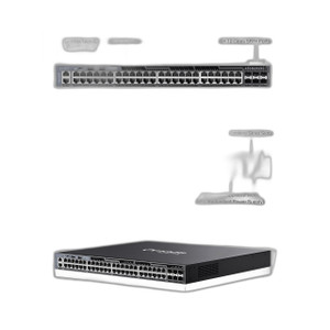 TP-Link SG6654X 48-Port Gigabit L3 Managed Switch 6x 10GE