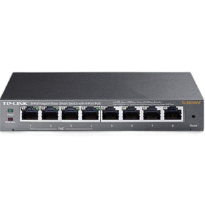 TP-Link TL-SG108PE Smart Switch,GB,Desktop,4 PoE,8 GB RJ45