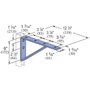 Nortek Bracket Rght Control Mtg W/Shelf Swg - 2100-1773