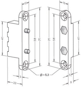 HES Stromuebertraeger 2 -pole 10305 - 10305--------00
