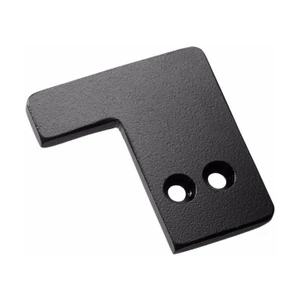 HES 10760051 Electric Strike Faceplate Radius Corner Flat 9"