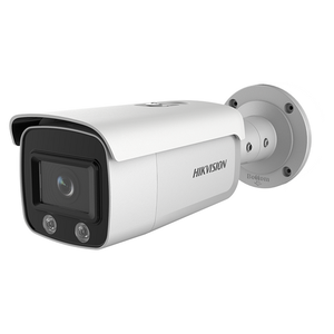 Hikvision DS-2CD2T47G1-L-6mm DS-2CD2T47G1-L-6mm 4 MP ColorVu Fixed Bullet Outdoor Network Camera, 6mm Lens