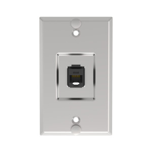 Panduit KWPK6 Cat 6 Stainless Steel Keystone Wall Plate