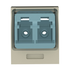 Panduit CMDSAQLCZEI Aqua LC Duplex Adapter Module