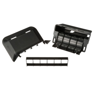 Panduit AFR4WTRBL Wall Transition Fitting - Black