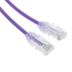 Panduit UTP28SP25VL 25ft Cat6 28AWG LSZH Violet Cable