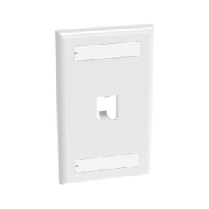 Panduit CFPL1WHY 1-Port Mini-Com Faceplate White