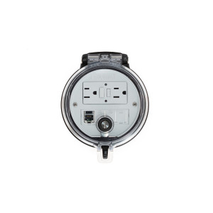 Panduit DAP4BC-G0-4 4" UL-Rated Data Access Port