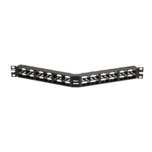 Panduit CPPA48HDWBLY 48-Port Angled Modular Panel