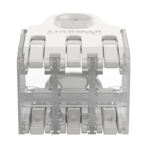 Panduit QPPNS6WH 6-Port Low Profile Plug Pack - 6pk