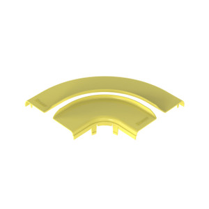 Panduit FRRASC6LYL 6×4 Right-Angle Cover - Yellow