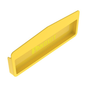 Panduit FREC12X4LYL 12x4 FiberRunner End Cap